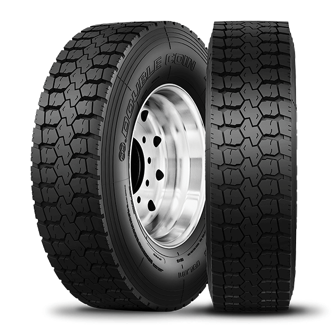 Double Coin RLB1 Open Shoulder Drive-Position Commercial Radial Truck Tire 255/70R22.5 16 ply 